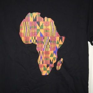 Africa black t shirt